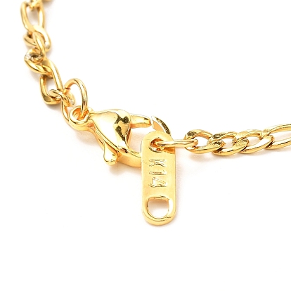 304 bracelet chaînes figaro en acier inoxydable pour hommes femmes