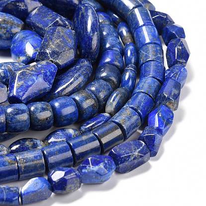 Lapis-lazuli, brins de perles naturels , formes mixtes