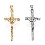 Pendentifs en acier inoxydable, pour Pâques, crucifix croix