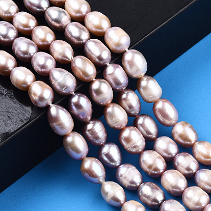 Rice Natural Cultured Freshwater Pearl Beads Strands