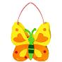 Non Woven Fabric Embroidery Needle Felt Sewing Craft of Pretty Bag Kids, Felt Craft Sewing Handmade Gift for Child Meet Best, Butterfly