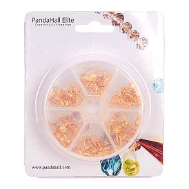 PandaHall Elite Brass Screw Clip Earring Converter, Spiral Ear Clip, for Non-pierced Ears