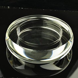 Plateaux d'affichage en verre de cristal, 35mm