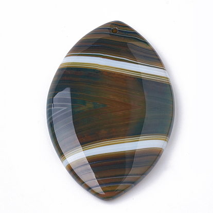 Natural Brazilian Agate Pendants, Dyed, Mixed Shapes
