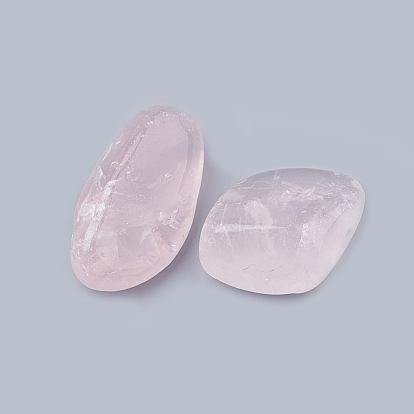 Perles de quartz rose de madagascar naturelles, pierre tombée, pierres de guérison pour l'équilibrage des chakras, cristal thérapie, méditation, reiki, pas de trous / non percés, nuggets
