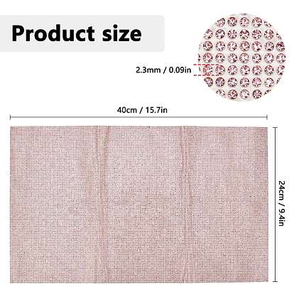 Gorgecraft Self Adhesive Glass Rhinestone Stickers Sheets, for Trimming Cloth Bags, Shoes, Car, Phone Decoration