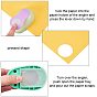 Embossing DIY Paper Printing Card Cutter, Flat Round, Random Color