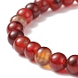 Natural Gemstone Round Beaded Stretch Bracelet for Women