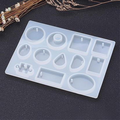 DIY Silicone Pendant Molds, Resin Casting Moulds, Jewelry Making DIY Tool For UV Resin, Epoxy Resin Jewelry Making, Mixed Geometric Shapes