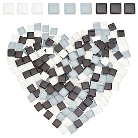 Gorgecraft Transparent Glass Cabochons, Mosaic Tiles, for Home Decoration or DIY Crafts, Square