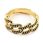 Регулируемое кольцо из кубического циркония, кольцо из латуни с покрытием из настоящего золота 18k, без свинца и без кадмия