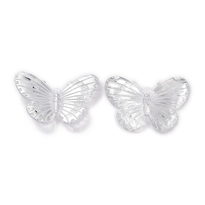 Transparent Acrylic Pendants, Butterfly