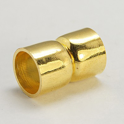 Alloy Magnetic Clasps with Glue-in Ends, Jewelry Findings, Column