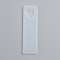 Silicone Bookmark Molds, Resin Casting Molds, For UV Resin, Epoxy Resin Jewelry Making, Heart