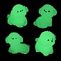 Dog Luminous Resin Display Decorations, Glow in the Dark, for Car or Home Office Desktop Ornaments