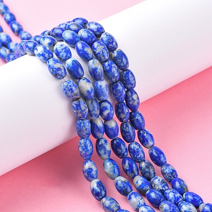 Lapis-lazuli, brins de perles naturels , tambour