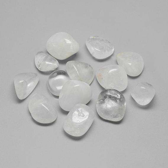 Perlas de cristal de cuarzo natural, piedra caída, piedras curativas para el equilibrio de chakras, terapia con cristales, sin agujero / sin perforar, pepitas