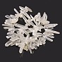 Natural Rough Quartz Crystal Bead Strands, Nuggets, 10~50x2~10mm, Hole: 1mm, about 15.4 inch ~17.3 inch
