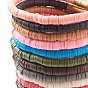 Handmade Polymer Clay Heishi Beads Stackable Stretch Bracelets Set for Women