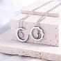 Sun Moon Star Friendship Couple Necklace for 2 Best Friend Necklace for 2 Sun and Moon Matching Couple Necklace Jewelry Gifts for Women Men