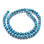 Turquoise Beads Strands, Round