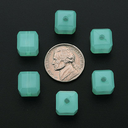 Imitation Jelly Acrylic Beads, Cube