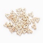 304 Stainless Steel Charms, Constellation/Zodiac Sign, Real 18K Gold Plated