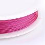 Tiger Tail Craft Wire, Nylon-coated Stainless Steel Craft Wire, for Beading Jewelry Craft Making, about 164.04 Feet(50m)/roll