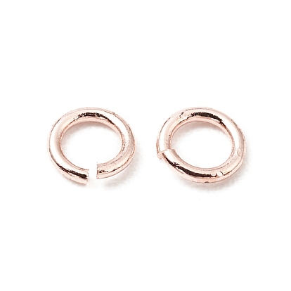 Brass Jump Rings, Open Jump Rings, Long-Lasting Plated, Cadmium Free & Lead Free, Round Ring