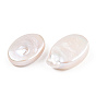 Perlas keshi naturales barrocas, perla cultivada de agua dulce, sin agujero / sin perforar, oval