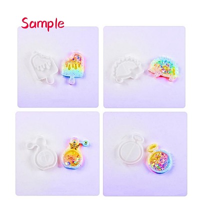 Shaker Mold, DIY Quicksand Jewelry Silicone Molds, Resin Casting Molds, For UV Resin, Epoxy Resin Jewelry Making, Mixed Shapes