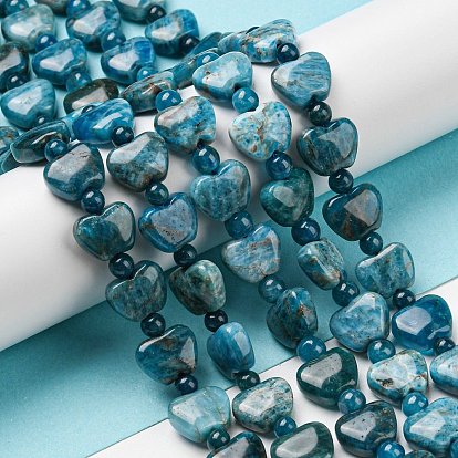 Natural Apatite Beads Strands, Apple