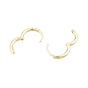 Brass Huggie Hoop Earrings for Women, Nickel Free