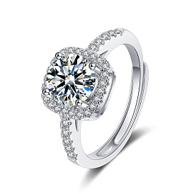 Sparkling Princess Cut CZ Ring for Women - Elegant and Minimalistic Design