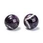 Natural Amethyst Beads, Gemstone Sphere, No Hole/Undrilled, Round