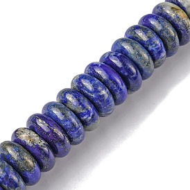 Natural Lapis Lazuli Beads Strands, Heishi Beads, Disc