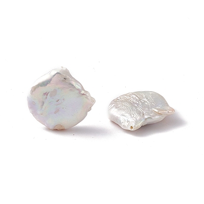 Perles de perles de keshi naturelles baroques, tête de chat