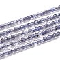 Natural Iolite/Cordierite/Dichroite Beads Strands, Faceted, Cube