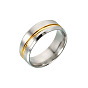 316L Surgical Stainless Steel Wide Band Finger Rings