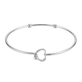 Bracelet en forme de coeur, bracelet d'amour cocktail pour la saint valentin