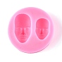 3D Girl & Man Face Food Grade Silicone Mold, for Fondant, Polymer Clay, Soap Making, Epoxy Resin, Doll Making