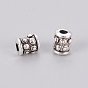 Tibetan Style Alloy Spacer Beads, Lead Free and Cadmium Free, Column