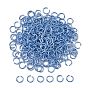 Aluminum Wire Open Jump Rings, 6x0.8mm, about 43000pcs/1000g