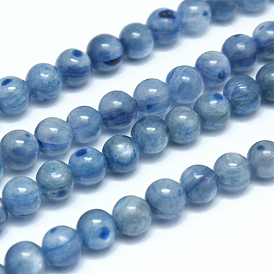 Natural Kyanite/Cyanite/Disthene Round Beads Strands