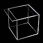 Square Transparent Acrylic Box for Displaying, Storing Box, for Dustproofing Car Building Block Toy Models and Collectibles