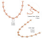 Ожерелья Shegrace из латуни, с кабельными цепями, маргаритка