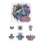12 pcs 6 pendentifs en alliage sur le thème des insectes de style, sans cadmium et sans plomb