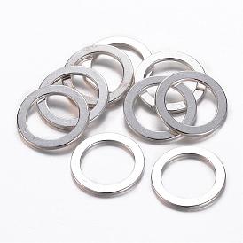 Tibetan Style Linking Rings, Circle Frames, Lead Free and Cadmium Free, Donut, about 28.5mm long, 28.5mm wide, 2mm thick, hole: 20.5mm.