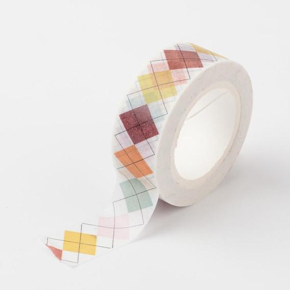 Scrapbook bricolaje, cintas de papel decorativas, cintas adhesivas, 15 mm, sobre 10 m / rollo