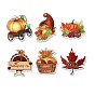 Thanksgiving Day Themed Opaque Printed Acrylic Pendants